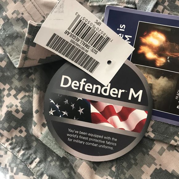 NEW! Tencate Defender M Camo Jacket Small-Regular‎ FR ACU Flame Resistant NWT - Picture 5 of 8